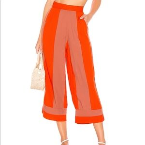 Ethal Pant in Coral Stripe